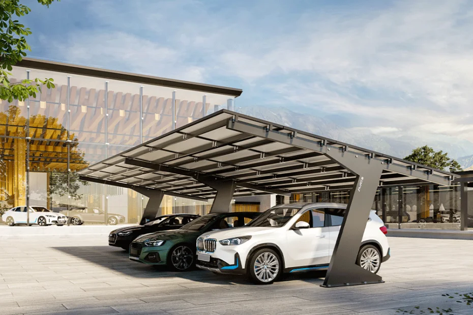 Carporty fotowoltaiczne dla Firm